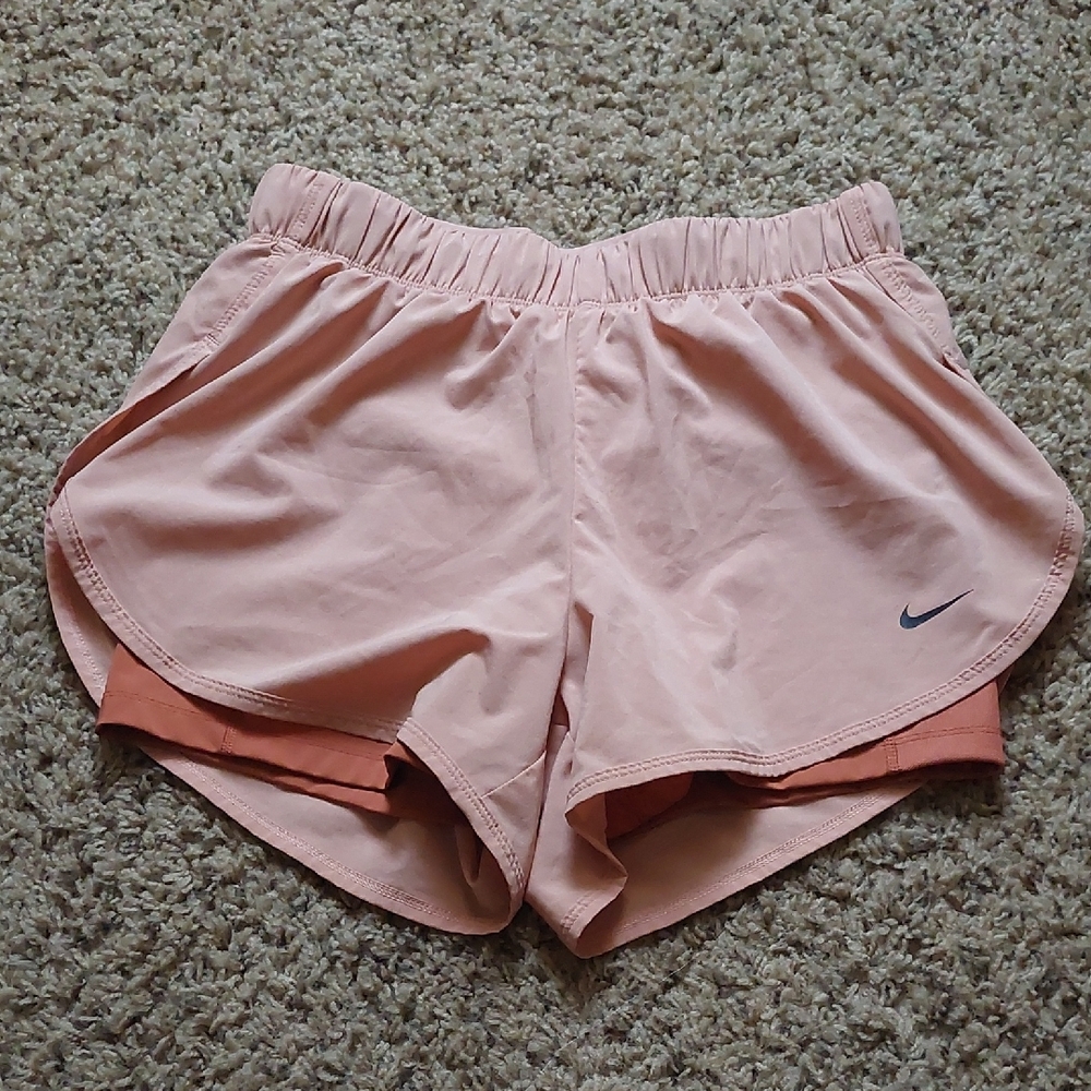Womens Nike Athletic Shorts Lined Size Medium